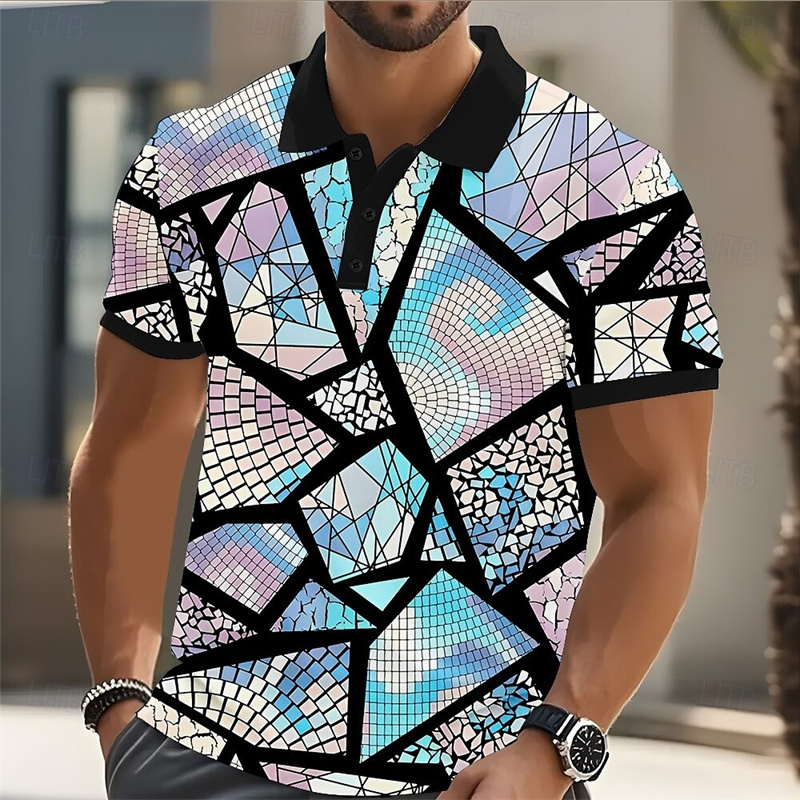 Street Fashion Shanghai - 2025 Мужская рубашка поло, рубашка для