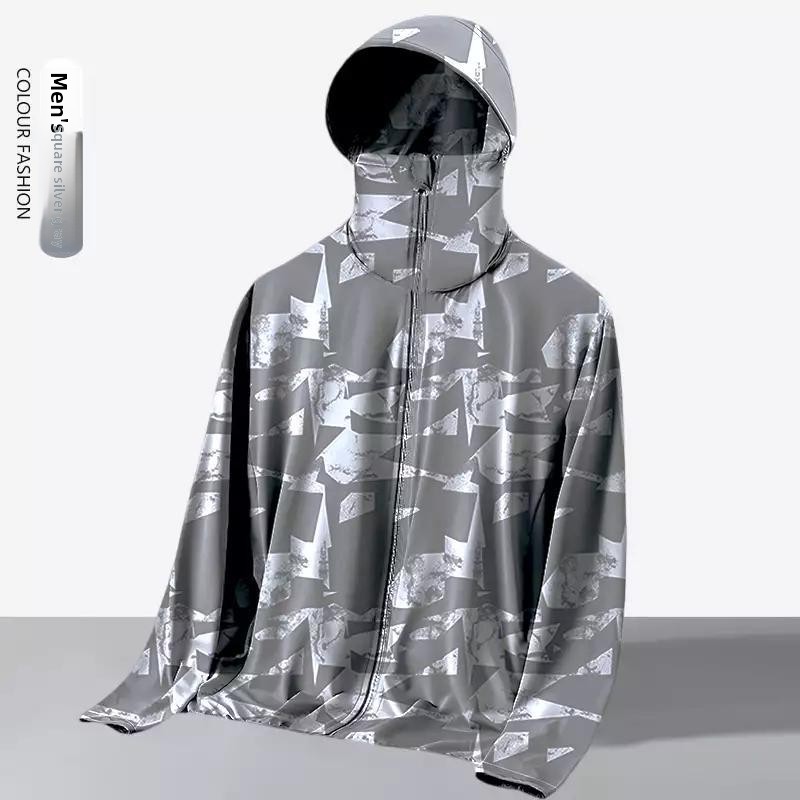 Reflective Jacket Running - Универсальная летняя свободная куртка с капюшоном