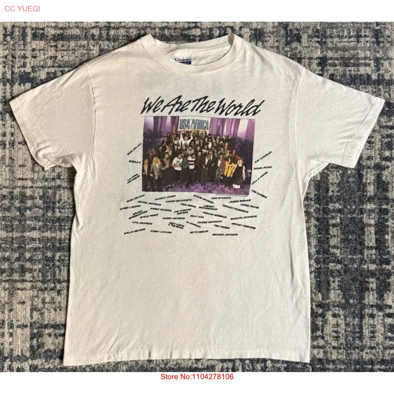 Street Fashion Usa - Винтажная футболка 1985 года We Are