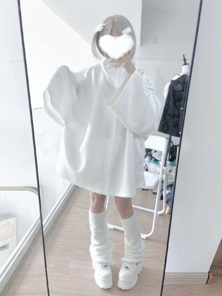 Street Fashion In Japanese - Уличная одежда Ropa Mujer 202, пальто