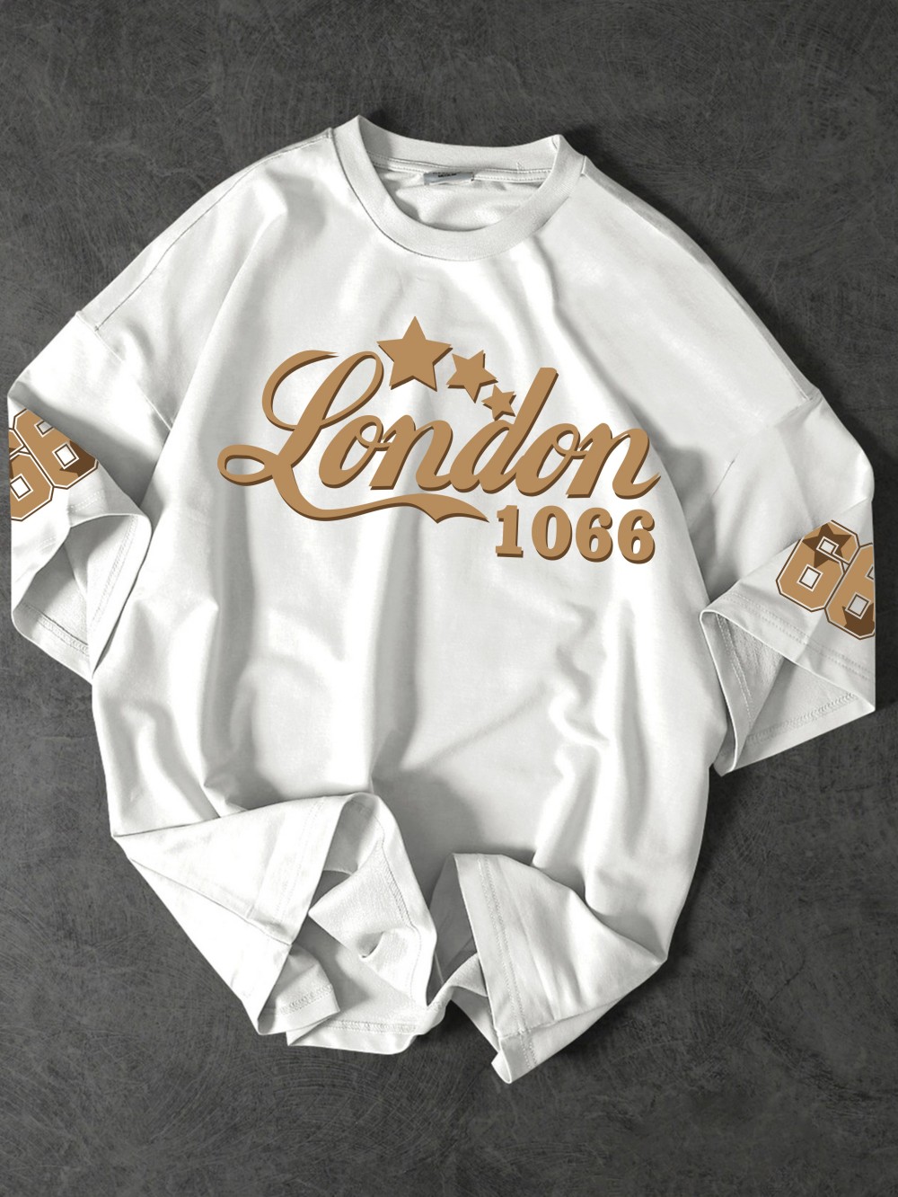 Street Fashion In London - Модная американская мужская летняя футболка в