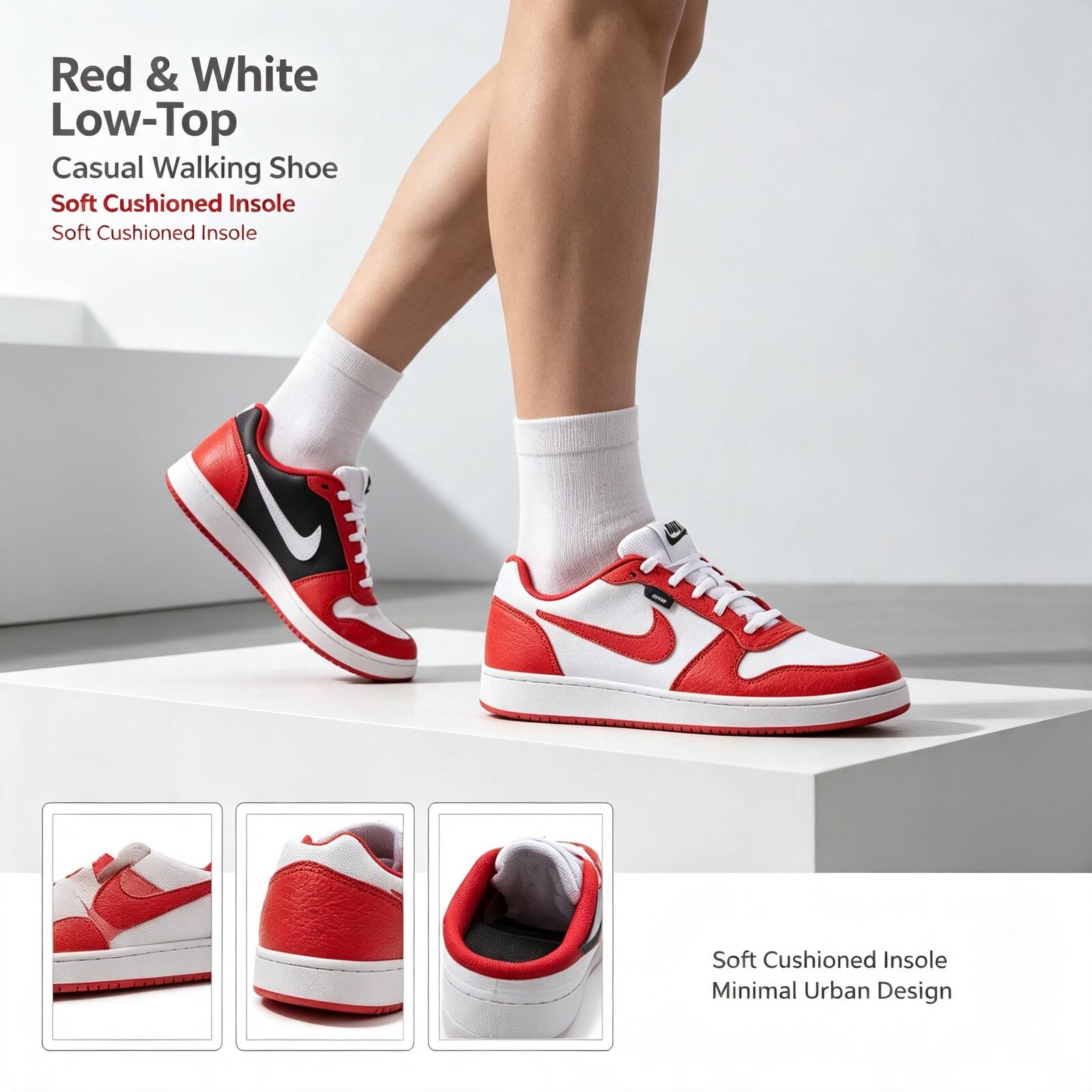 Street Fashion Nike - Популярные мужские низкие кроссовки Nike Ebernon