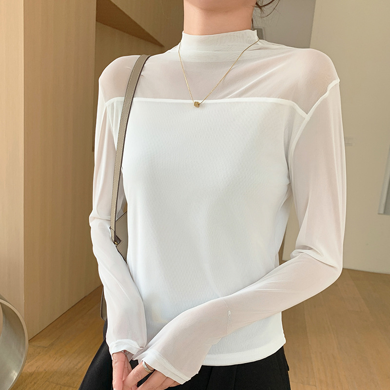 Женская черная прозрачная сетч – обзор и цена Mesh Top Layering