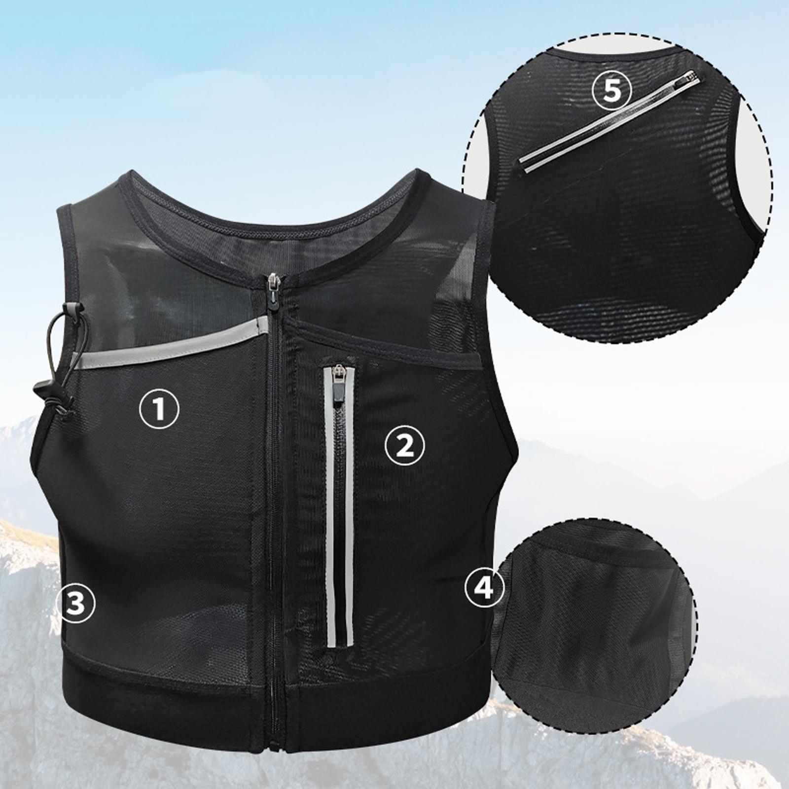 Сумка-жилет для бега, нагрудна – обзор и цена Reflective Jacket Running
