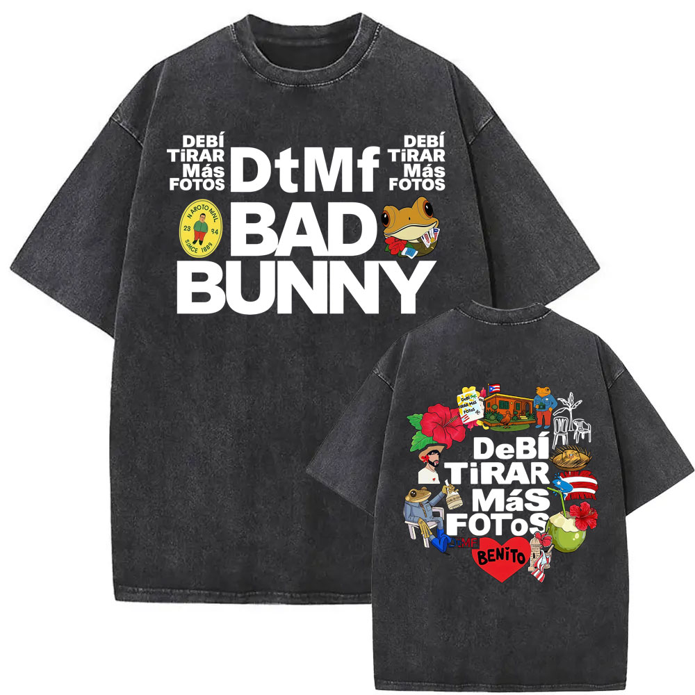 Футболка Bad Bunny DTMF Debi T – обзор и цена Foto Street Fashion