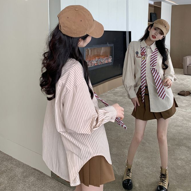 Полосатые женские мешковатые р – обзор и цена Street Fashion In Japanese