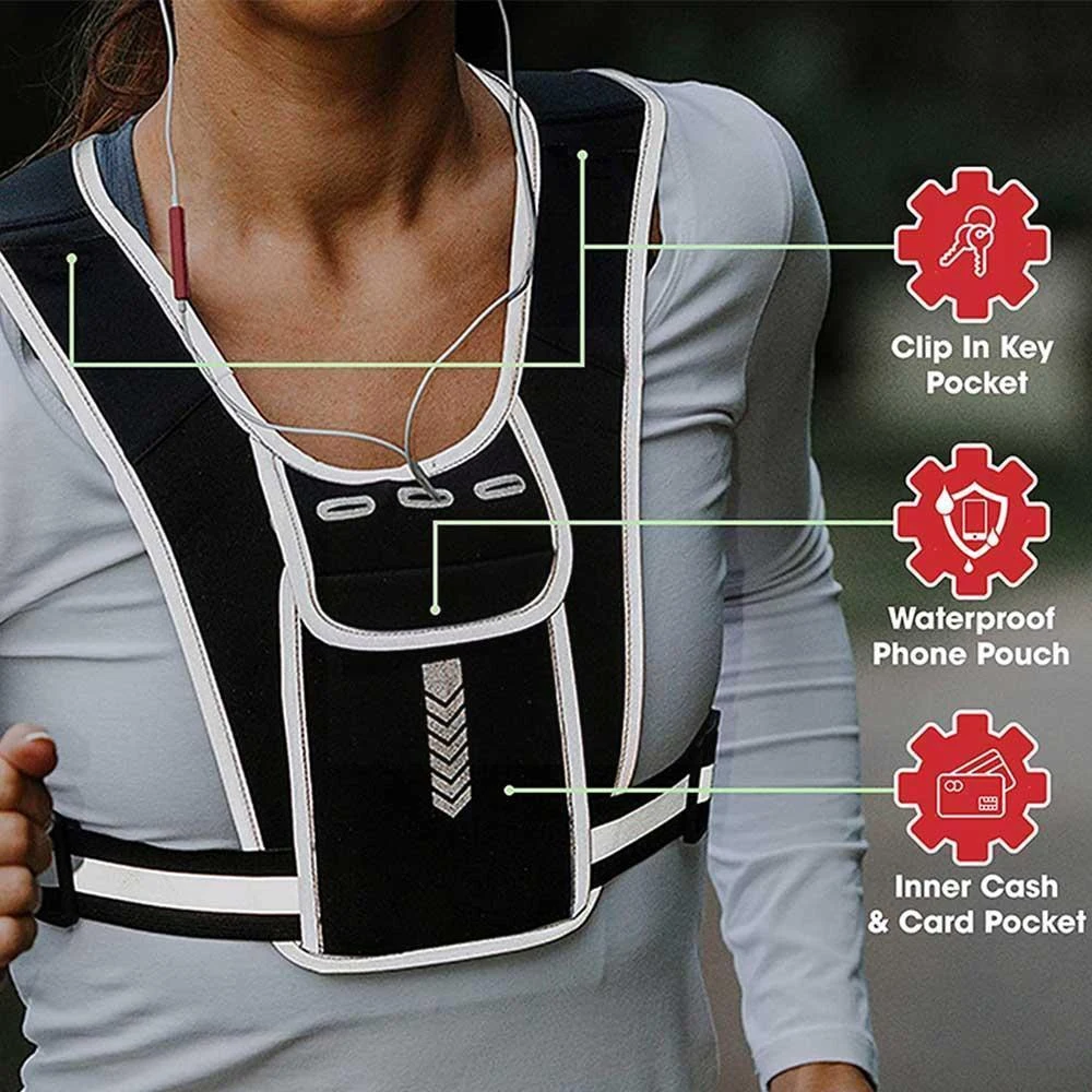 Держатель для телефона для бег – обзор и цена Reflective Jacket Running