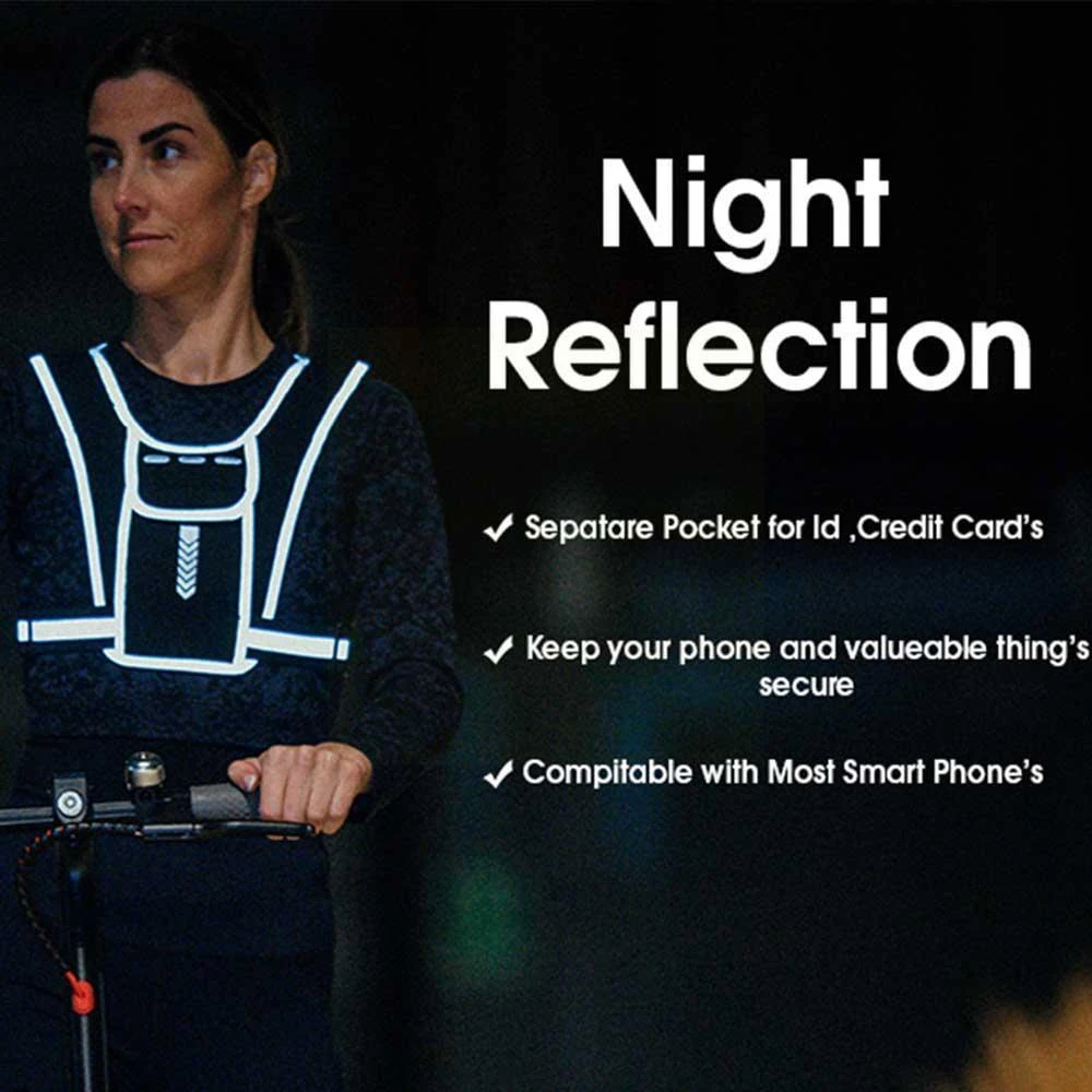 Держатель для телефона для бег – обзор и цена Reflective Jacket Running