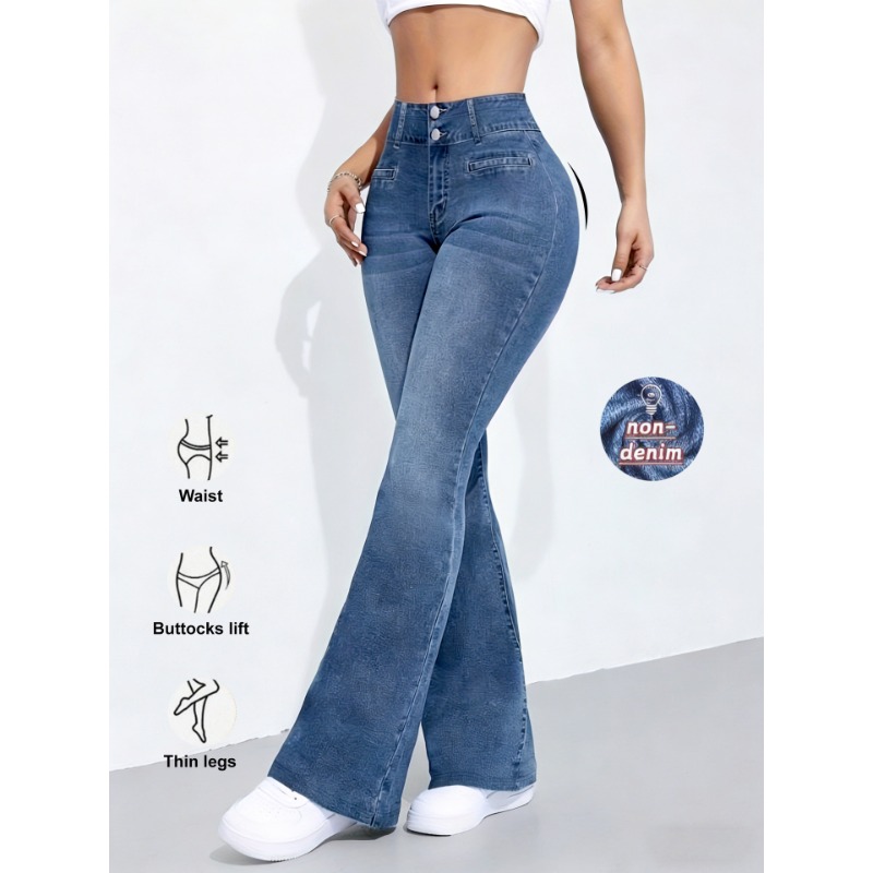 Новые женские брюки-клеш из им – обзор и цена Street Fashion Shanghai