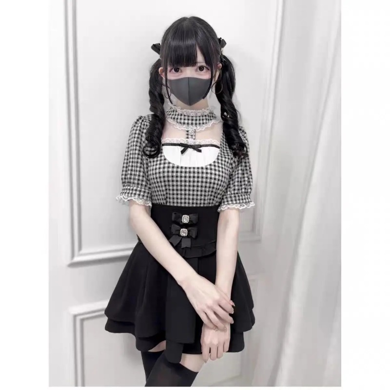 Готическая блузка с рюшами и к – обзор и цена Street Fashion In Japanese